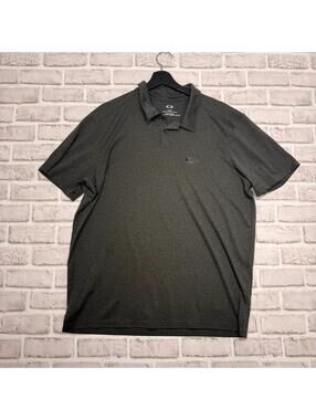 Oakley Regular Fit Golf Shirt Gray Men's XL